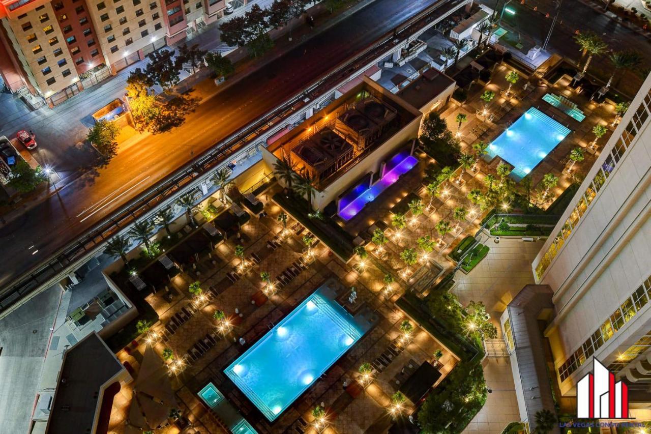 Mgm Signature-28-705 F1 Track & Strip View Balcony Las Vegas Bagian luar foto