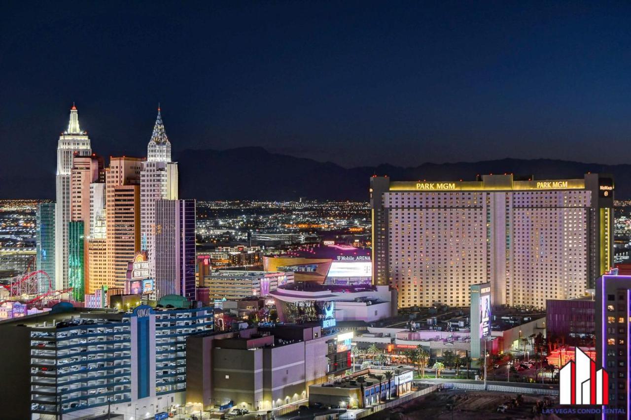 Mgm Signature-28-705 F1 Track & Strip View Balcony Las Vegas Bagian luar foto