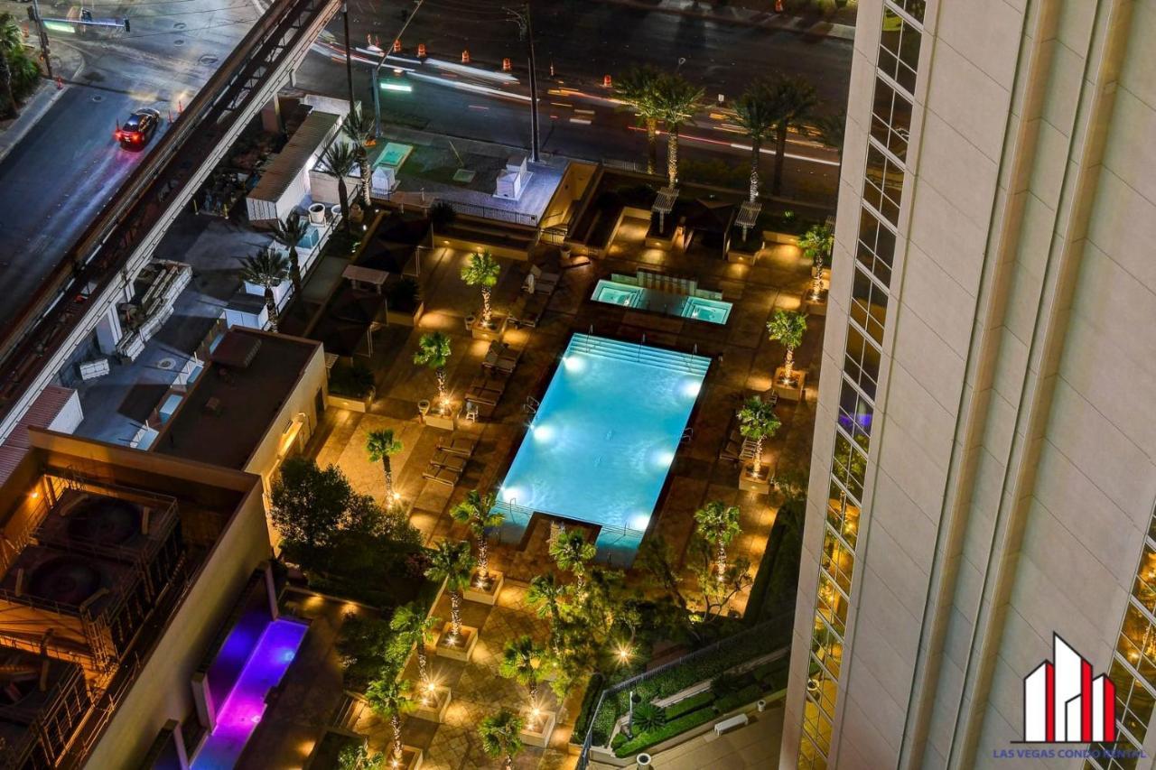 Mgm Signature-28-705 F1 Track & Strip View Balcony Las Vegas Bagian luar foto