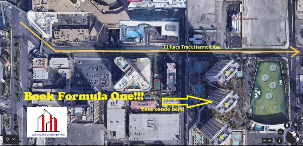 Mgm Signature-28-705 F1 Track & Strip View Balcony Las Vegas Bagian luar foto